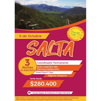 Salta en Octubre y Noviembre